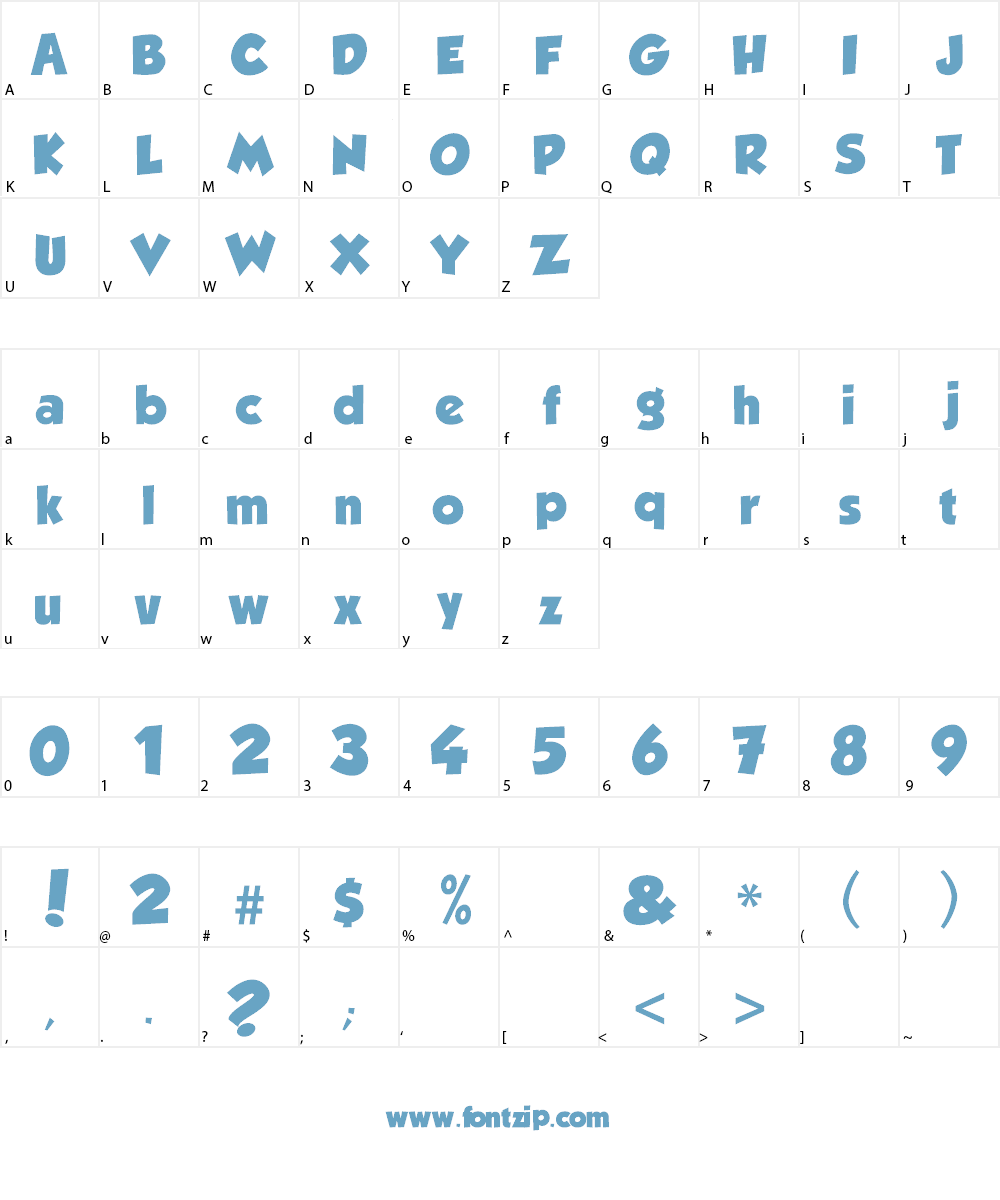 Tadeo Font Font Character